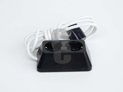 Разклонител двоен - Варна - ЧЕРЕН - 2м.                                                                                                                                                                                                                                                                     